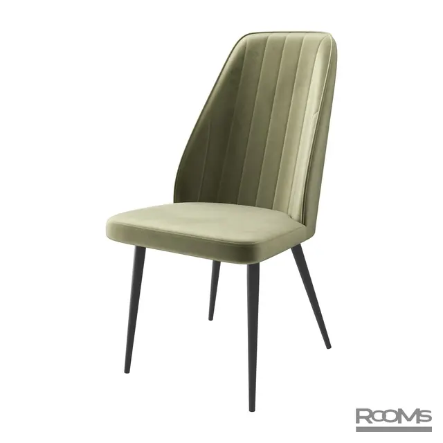 Стул LEONARD OLIVE DIVA 12 BK (M)