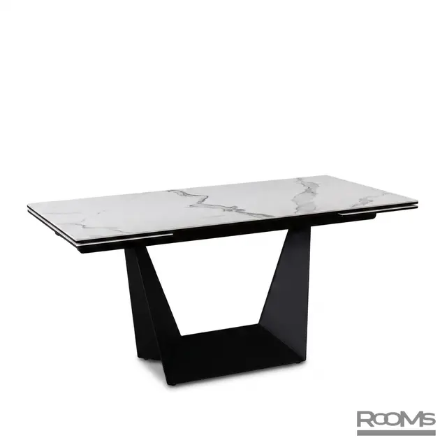 Үстел MADISON 160 CARRARA CER/BK