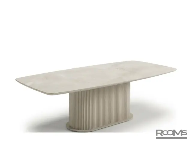 Үстел Эллада 220 Crystal Onix Bianco Polished CER/W