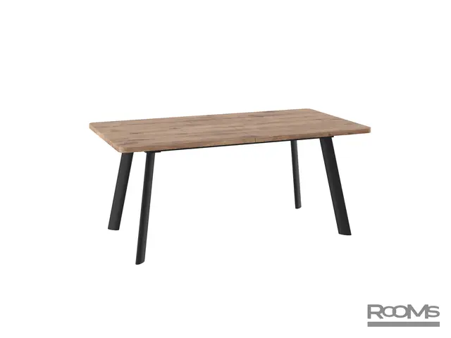 Table LOFT LUX RADIAL 180 WELLINGTON OAK/BK