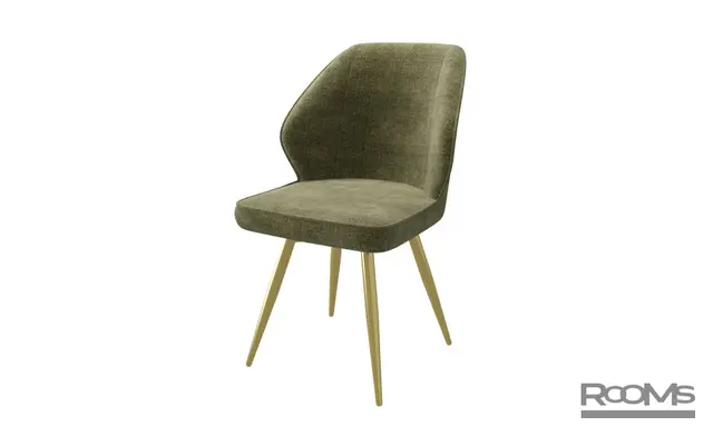 Стул CRUSH-R, g12 OLIVE шенилл LUX GOLD