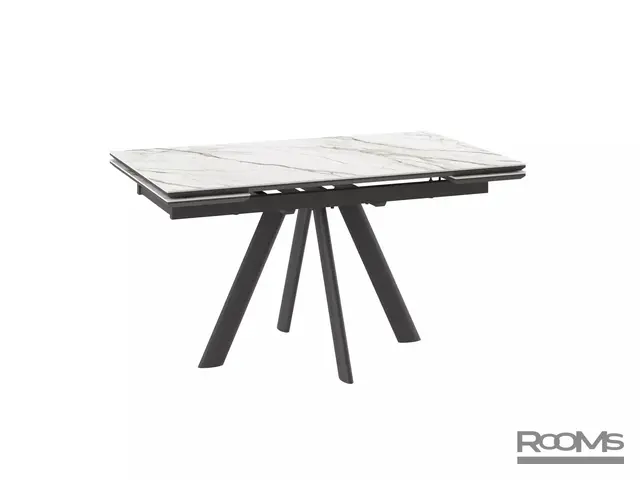 Table JACK-140, extendable 140(30+30)x85, CALAKATTA GOLD ST CER/BK