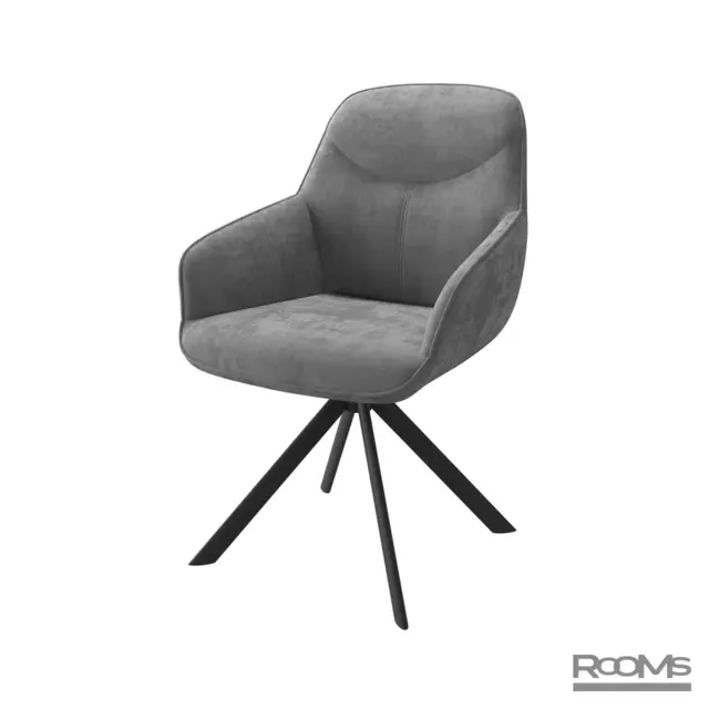 Стул ROMEO SMILE GREY BRANDY 22 BK