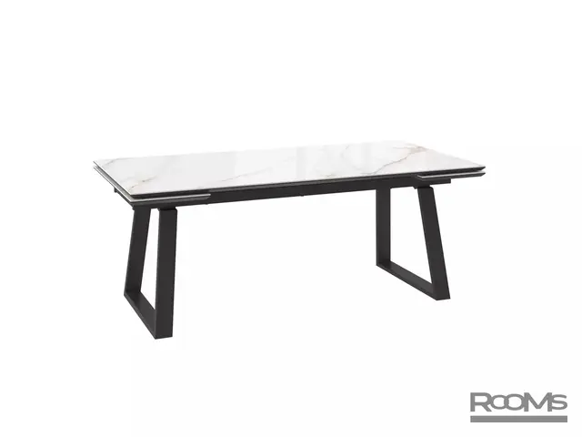 Table MILANA 200 BRECHA GLOSS PREMIUM CER/BK