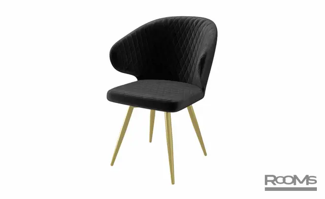 Стул ROB-R BLACK DIVA 24 GOLD Конусные
