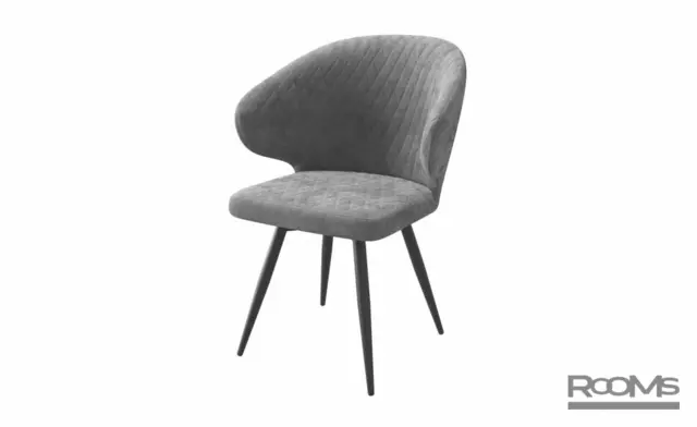 Стул ROB-R GREY BRANDY 22 BK Конусные