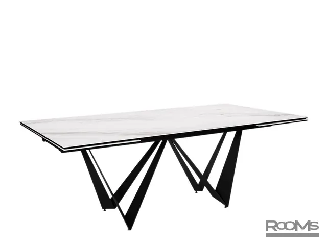Үстел PONTE 200 MILKY WAY CER/BK