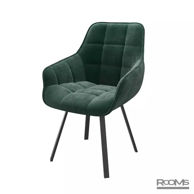Стул ROMEO GREEN BRANDY 10 BK