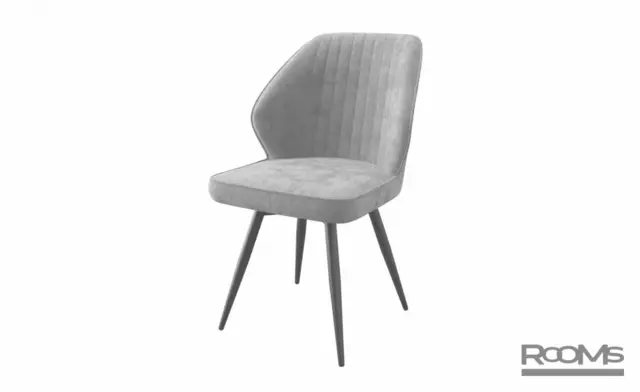 Стул MICHAEL-R GREY BRANDY 22 BK Конусные