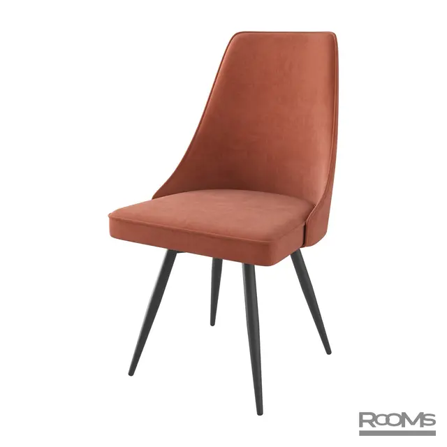 Стул LEO ORANGE BRANDY 17 BK
