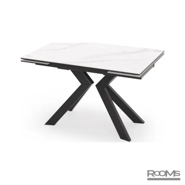 Үстел PAUL 120 Bianco Grigio Cer/BK