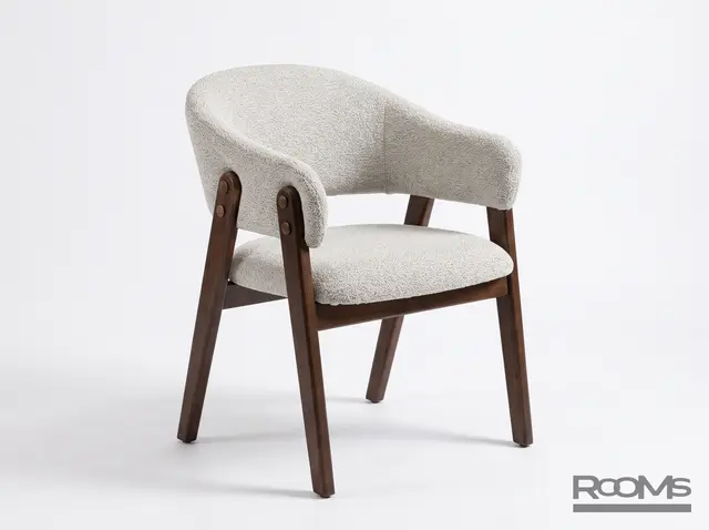 Стул SOFIA TAUPE CHENILLE BROWN WD