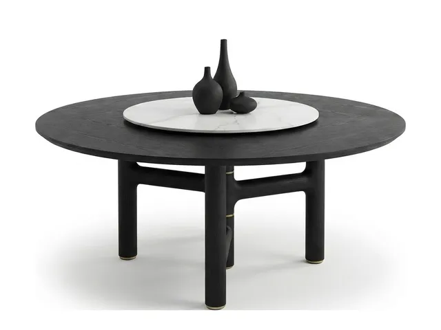 Стол SAKURA 160 MATT SNOW WHITE/SMOKY/BK