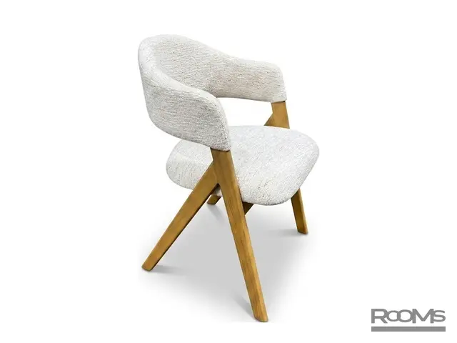 Орындық VALERY BEIGE CHENILLE ASH WOOD WD