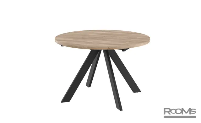 Үстел RONDO 120 ДУБ КАНЬОН/BK