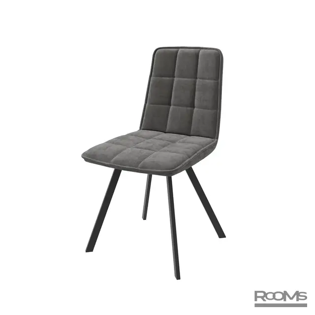 Стул ROM ANTRACITE BRANDY 28 BK (D) 43см