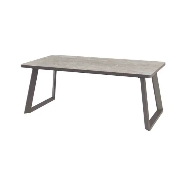 Стол LOFT LUX RADIAL 200 БЕЖЕВЫЙ КАМЕНЬ-HPL/LT