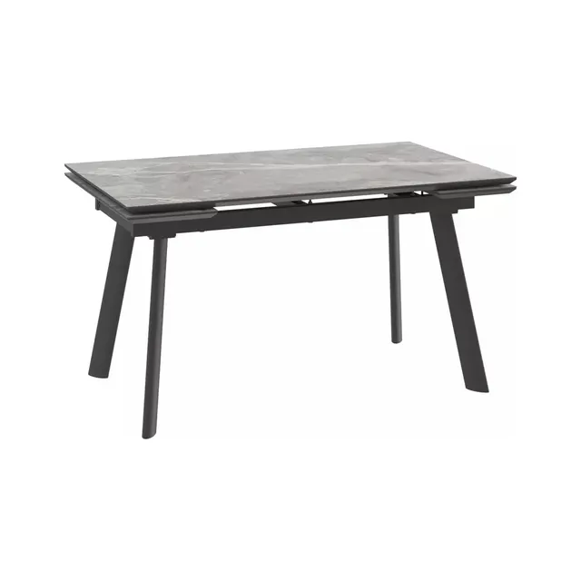 Стол MILANA FOUR 140 STONE GREY ST CER/BK