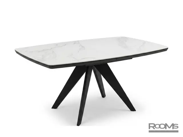 Үстел LARGO 130 Bianco Grigio Ceramic/BK