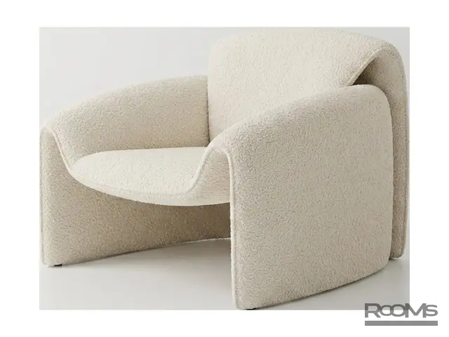 Armchair ISADORA (SF-900) IVORY BOUCLE W