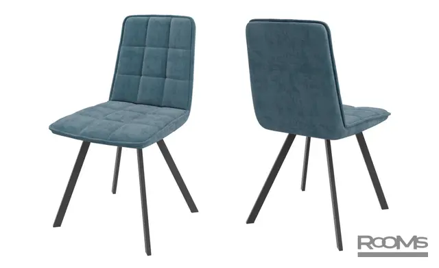 Стул ROM BLUE BRANDY 8 BK (M)