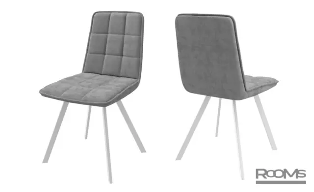Стул ROM GREY BRANDY 22 W (D) 43см