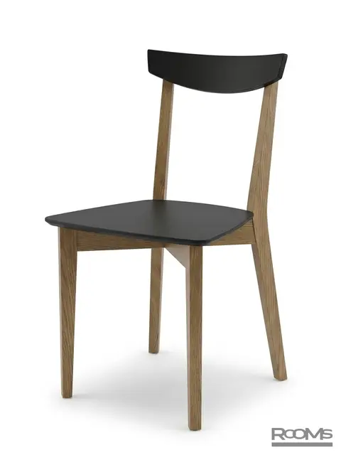 Chair EVA tin oak/matt.black BC/112 WD