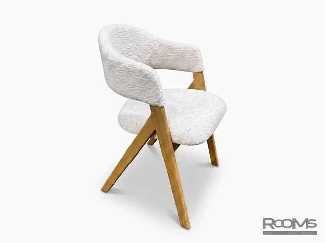 Стул VALERY BEIGE CHENILLE NATURAL ASH WD