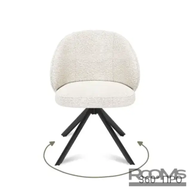Стул VITO TURIN IVORY BK,VD