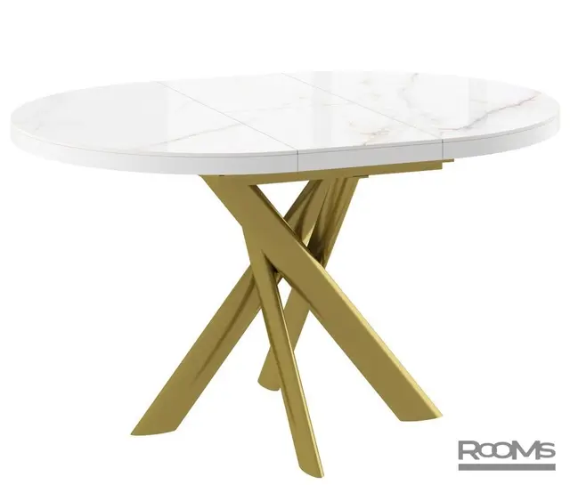 Table RONALDO 100 BELDIA BIANCO GLOSS PREMIUM CER/G