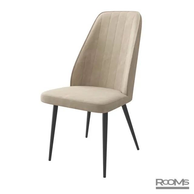 Стул LEONARD LATTE KIPRUS 2 BK (M)