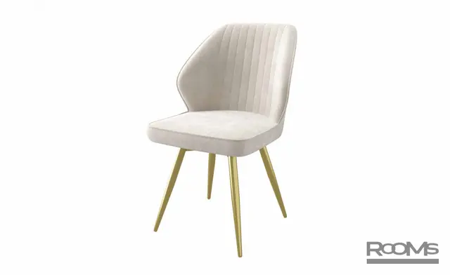 Стул MICHAEL-R CREAM BRANDY 3 GOLD Конусные