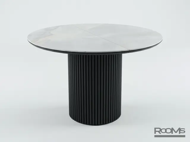 Стол РАПСОДИЯ 100 ONYX CIELO POLISHED CER/BK