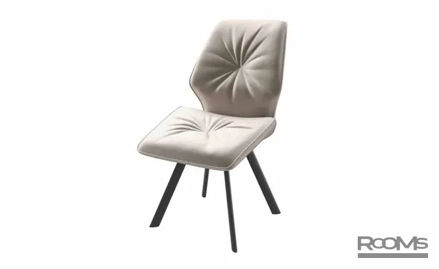 Стул FLO-R PEARL GREY LUX DIVA 7 BK
