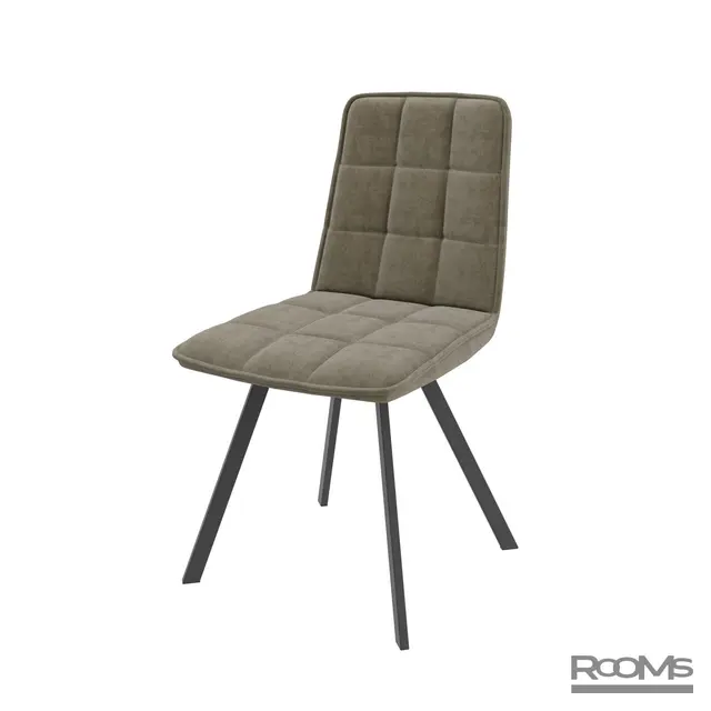 Стул ROM-R LATTE BRANDY 5 BK (D) 43см