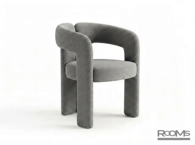 Стул RABBIT (DC-925, HS347-21) GREY CHENILLE WD