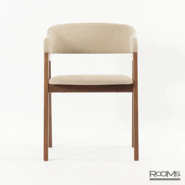 Chair Chelsea beige solid beech (walnut) WD