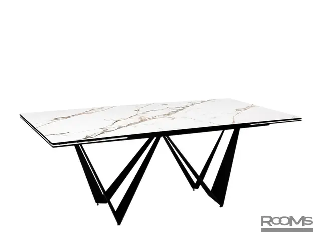 Үстел PONTE 200 ROSE GOLD CER/BK