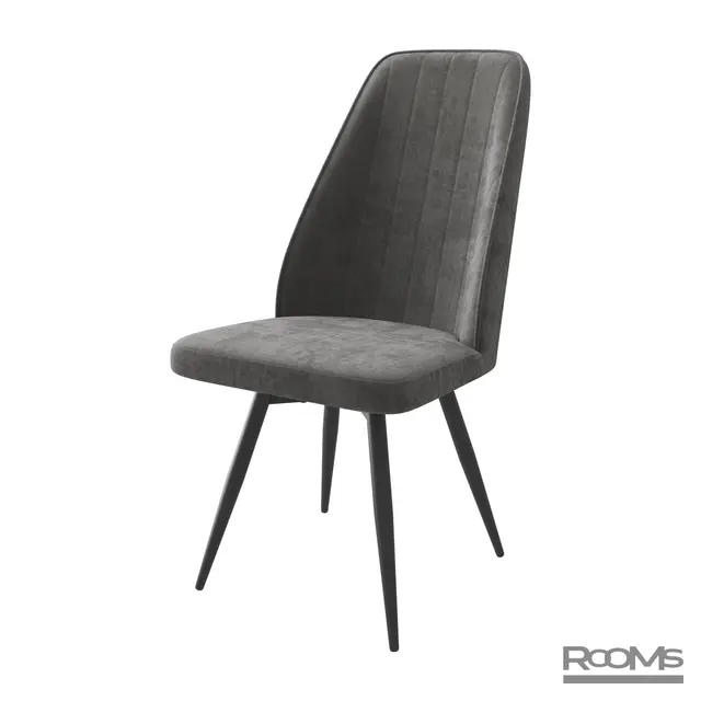 Стул LEONARD-R ANTRACITE BRANDY 28 BK Конусные(R1)