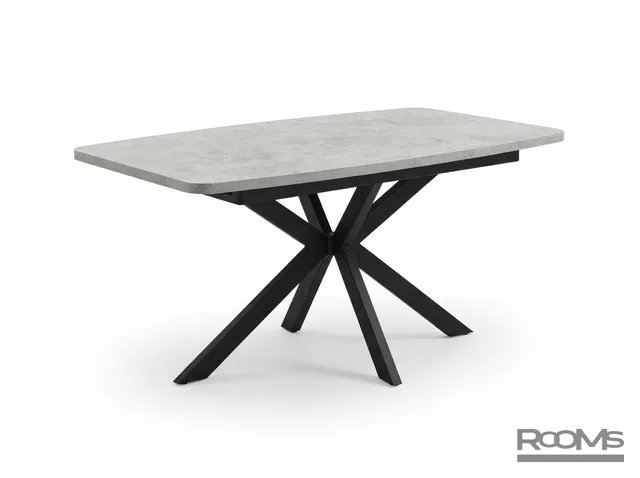 Table Arizona 130 Chicago concrete light grey/BK