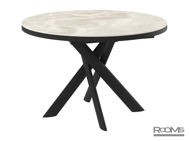 Үстел RONALDO 120 ONYX PREMIUM CER/BK