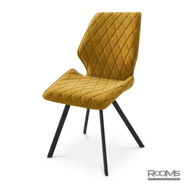 Стул RAFAEL-R YELLOW BRANDY 16 BK