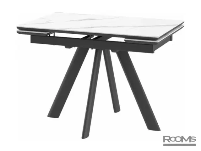 Table JACK-110, extendable 110(25+25)x70, CALAKATTA ST CER/BK
