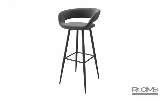 Стул барный BARNY-R 900 ANTRACITE BRANDY 28 BK