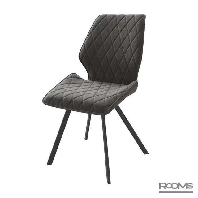 Стул RAFAEL-R ANTRACITE BRANDY 28 BK