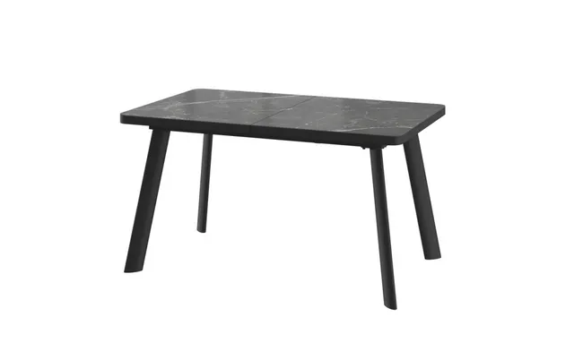 Стол LEON LUX RADIAL 140 STONE BLACK ST CER/BK