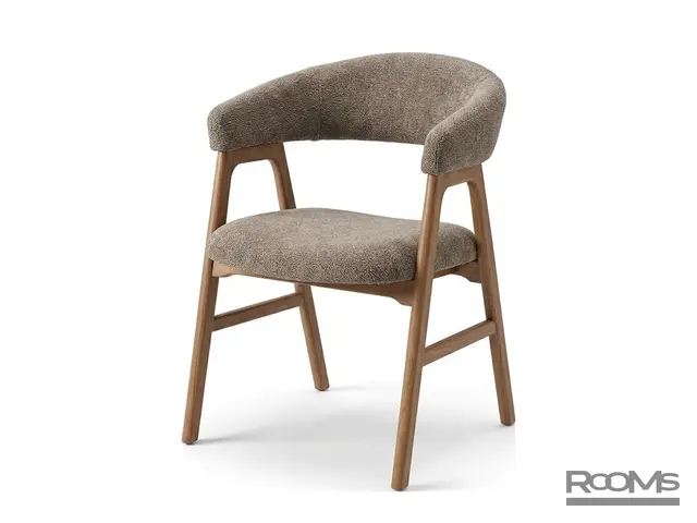 Орындық CANDY TAUPE CHENILLE LIGHT WALNUT WD