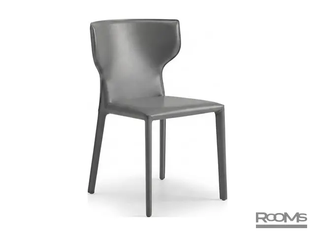 Стул AUSTIN (DC-799, RL-009) GREY КОЖА GR