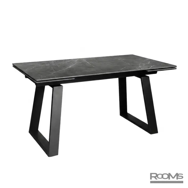 Үстел ROVENA 160 PIETRA GREY CER/BK
