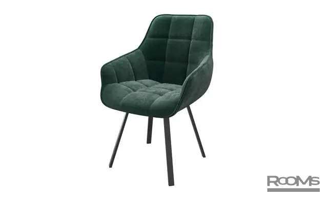 Стул ROMEO DARK GREEN DIVA 13 BK